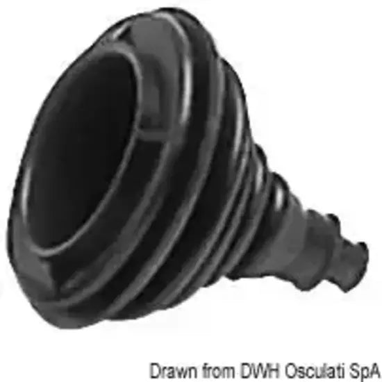 Nautica 0341200 Osculati 03.412.00 SKU 03 412 00 EAN 8033137072833 Soffietto passacavi gomma nera 4 PZ