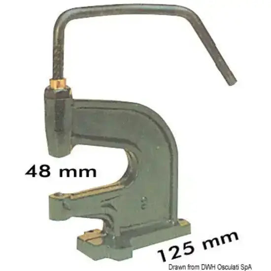 Nautica 1029980 Osculati 10.299.80 SKU 10 299 80 EAN 8033137082030 Pressa da banco per bottoni 1 PZ