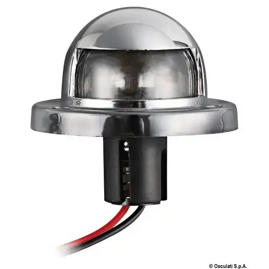 Nautica 1140302 Osculati 11.403.02 SKU 11 403 02 EAN 8033137013881 Fanalino ABS cromato bianco 135° 1 PZ