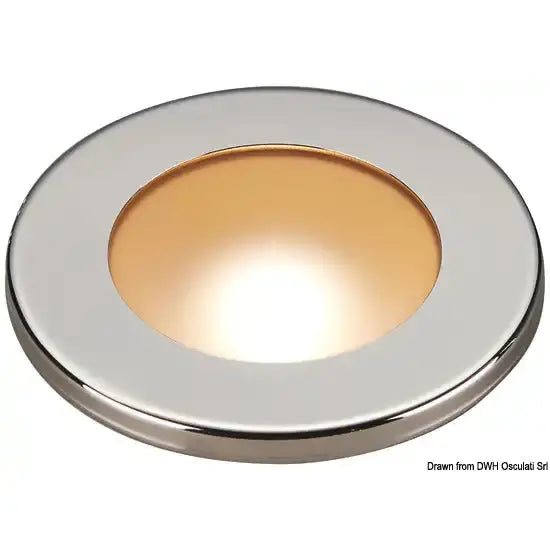 Nautica 1348801 Osculati 13.488.01 SKU 13 488 01 EAN 8033137084874 Luce Led bianca ad incasso Polis 1 PZ