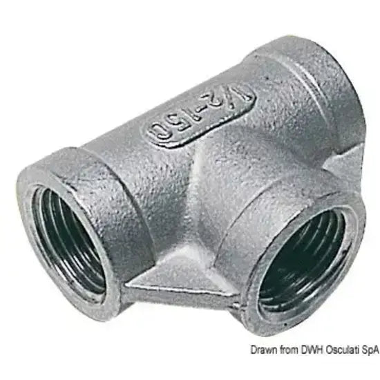 Nautica 1731803 Osculati 17.318.03 SKU 17 318 03 EAN 8033137101380 Raccordo T inox femmina/femmina/femmina 3/4" 1 PZ