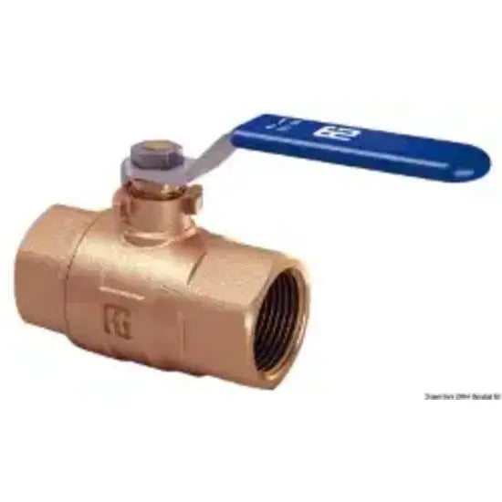 Nautica 1755703 Osculati 17.557.03 SKU 17 557 03 Valvola a sfera F-F in bronzo passaggio tot. 3/4" 1 PZ