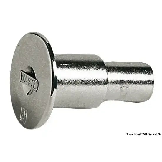 Nautica 2066708 Osculati 20.667.08 SKU 20 667 08 EAN 8033137110856 Tappo ottone cromato inclinato a filo Fuel 38 mm 1 PZ