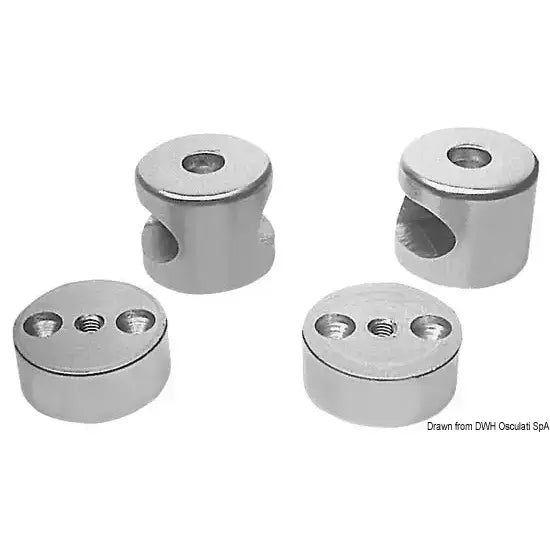 Nautica 4160810 Osculati 41.608.10 SKU 41 608 10 EAN 8033137035982 Terminale anodizzato per tubo ovale 1 PZ