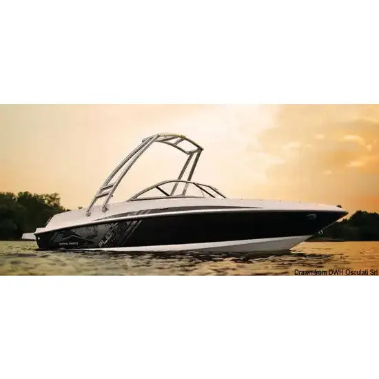 Nautica 4841101 Osculati 48.411.01 SKU 48 411 01 EAN 8033137149559 Monster Tower MTK alluminio anodizzato 1 PZ