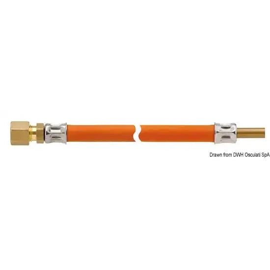 Nautica 5001331 Osculati 50.013.31 SKU 50 013 31 EAN 8033137152344 Tubo raccordo liscio RVS 8 x 800 mm 1 PZ