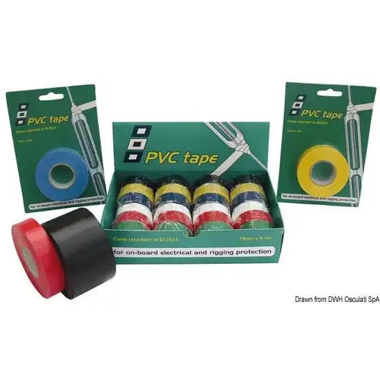 Nautica 6511650 Osculati 65.116.50 SKU 65 116 50 EAN 5018400070795 Nastro isolante 19 mm rosso 3 PZ