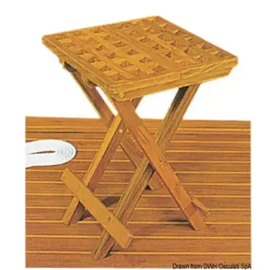 Nautica 7130800 Osculati 71.308.00 SKU 71 308 00 EAN 8719497022540 Sgabello teak 30x30x45 cm 1 PZ
