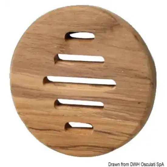 Nautica 7139700 Osculati 71.397.00 SKU 71 397 00 EAN 8719497023714 Frontalino protezione teak Ø 100 mm 1 PZ