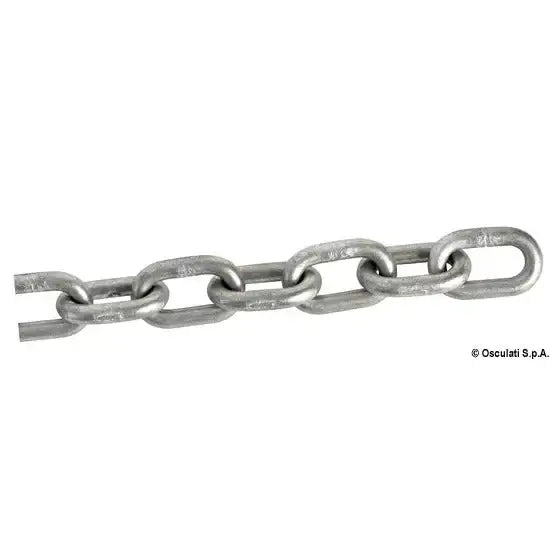 Nautica 0137008100 Osculati 01.370.08-100 SKU 01 370 08 100 EAN 8033137066450 Catena calibrata zincata a fuoco grado 70 8 mm x 1 1 BO 100 MT