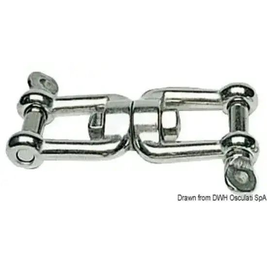 Nautica 0142901 Osculati 01.429.01 SKU 01 429 01 EAN 8033137067181 Girella inox grillo/grillo 8 mm 1 PZ