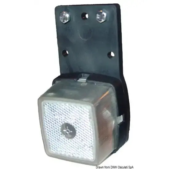 Nautica 0202204 Osculati 02.022.04 SKU 02 022 04 EAN 8033137034367 Fanale d'ingombro base gomma bianco 2 PZ