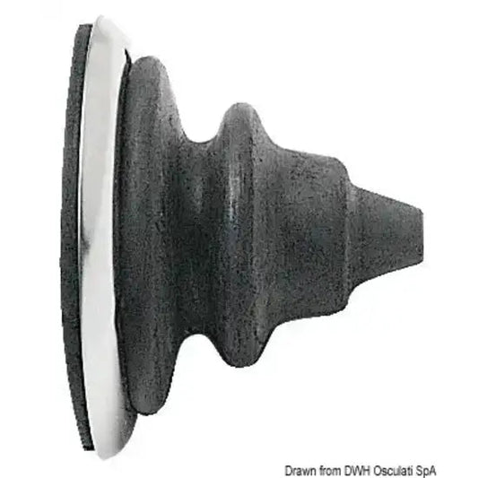 Nautica 0341000 Osculati 03.410.00 SKU 03 410 00 EAN 8033137072819 Ghiera passacavi inox con soffietto Dutral nero 1 PZ