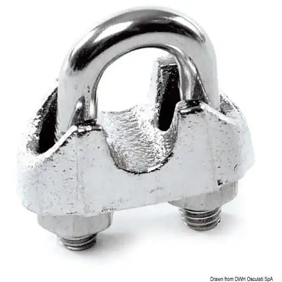 Nautica 0418000 Osculati 04.180.00 SKU 04 180 00 EAN 8033137072932 Morsetto cavallotto inox 1,5/2 mm 2 CF 10 PZ