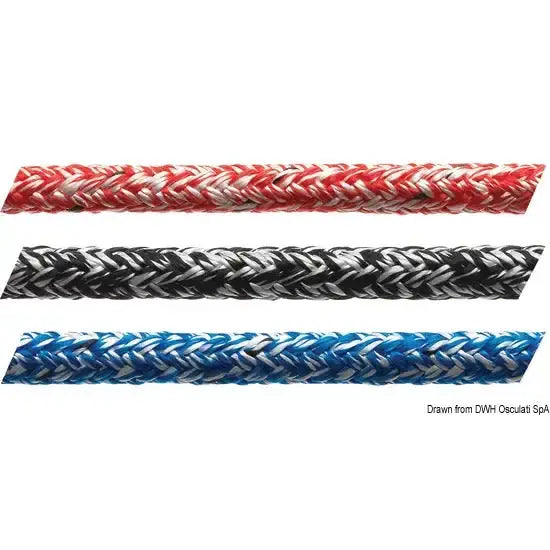 Nautica 0641408BL Osculati 06.414.08BL SKU 06 414 08BL Scotta Excel Marlow DSK 78 blu 8 mm 53 MT