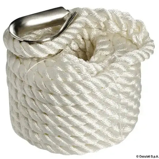 Nautica 0644324 Osculati 06.443.24 SKU 06 443 24 EAN 8033137030246 Cima ormeggio bianca 24 mm x 15 m 1 PZ