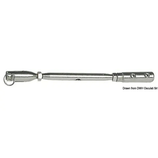 Nautica 0719006 Osculati 07.190.06 SKU 07 190 06 EAN 8033137079016 Tenditore draglie per cavi 5/6 mm 1 PZ