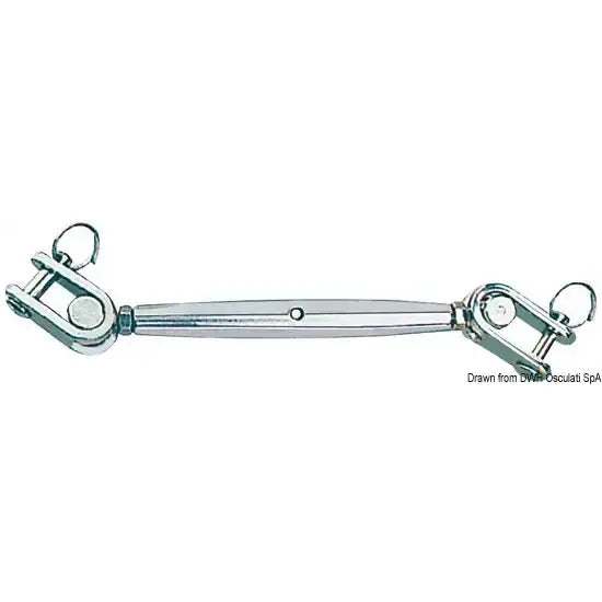 Nautica 0719506 Osculati 07.195.06 SKU 07 195 06 EAN 8033137079245 Tenditori inox 6 mm due forcelle snodate 2 PZ