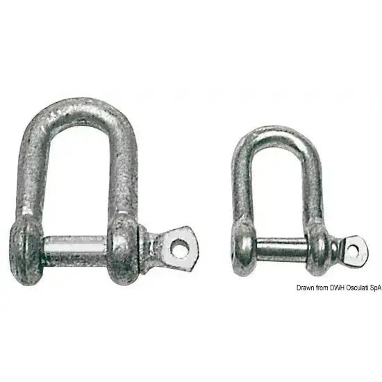 Nautica 0832008 Osculati 08.320.08 SKU 08 320 08 EAN 8033137080111 Grilli zincati a D 8 mm 1 CF 10 PZ