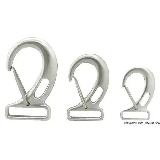 Nautica 0924901 Osculati 09.249.01 SKU 09 249 01 EAN 8033137081408 Moschettone per nastro mm 52x26 4 PZ