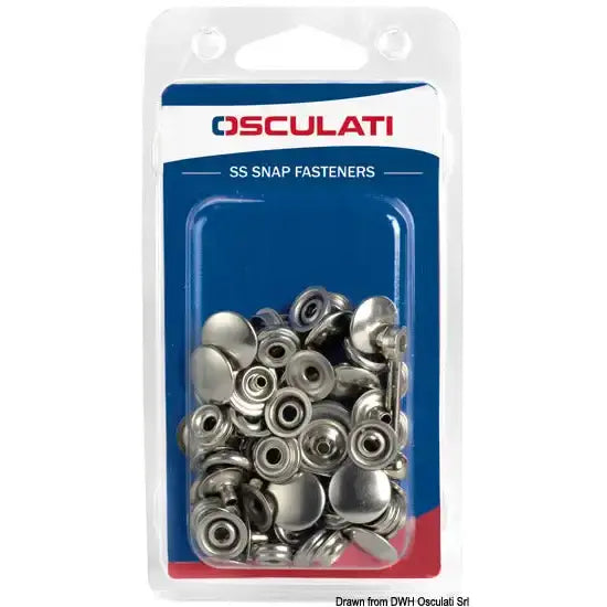 Nautica 1030101 Osculati 10.301.01 SKU 10 301 01 Blister 15 bottoni capote Prym 2 PZ