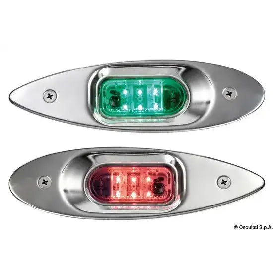 Nautica 1104324 Osculati 11.043.24 SKU 11 043 24 EAN 8033137053092 Fanali di via Evoled Eye rosso/verde 1 CP