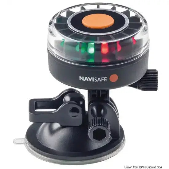 Nautica 1113907 Osculati 11.139.07 SKU 11 139 07 EAN 7090017580629 Lampada Navisafe 360° tricolore supporto a ventosa 1 PZ