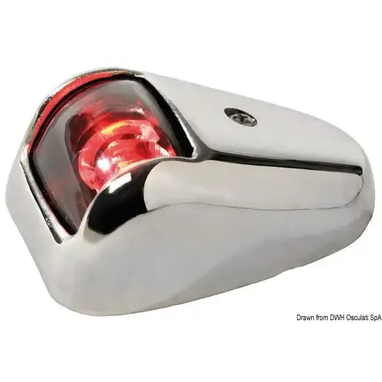 Nautica 1139601 Osculati 11.396.01 SKU 11 396 01 EAN 8033137082757 Fanale rosso inox 112° Orions 1 PZ