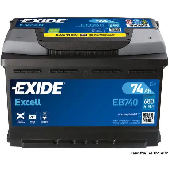 Nautica 1240302 Osculati 12.403.02 SKU 12 403 02 EAN 3661024034531 Batteria Excell 62 Ah 1 PZ