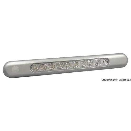 Nautica 1319211 Osculati 13.192.11 SKU 13 192 11 EAN 8033137040238 Plafoniera LED da appoggio crom. 310x40x11,5 mm 1 PZ