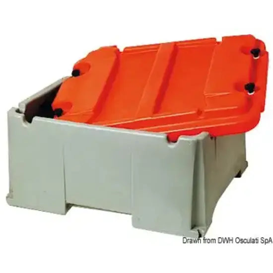 Nautica 1454402 Osculati 14.544.02 SKU 14 544 02 EAN 8033137091469 Cassetta portabatterie doppia 1 PZ
