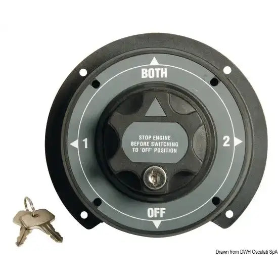Nautica 1490400 Osculati 14.904.00 SKU 14 904 00 EAN 8033137037382 Deviatore Heavy Duty 30 A 12/24 V 1 PZ