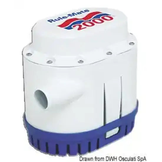 Nautica 1602021 Osculati 16.020.21 SKU 16 020 21 EAN 042237085795 Pompa Rule automatica 129 l/min 24 V 1 PZ