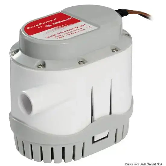 Nautica 1612230 Osculati 16.122.30 SKU 16 122 30 EAN 8033137094859 Europump II automatica 12 V 96 l/min 1 PZ