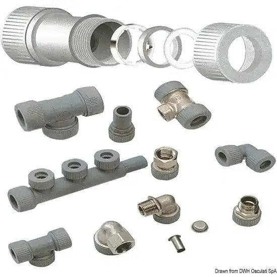 Nautica 1711701 Osculati 17.117.01 SKU 17 117 01 EAN 8033137096945 Manicotto Hydrofix femmina/femmina 22 mm 1 PZ