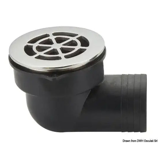 Nautica 1712602 Osculati 17.126.02 SKU 17 126 02 Scarico a pozzetto con flap antireflusso ø 2" 1 PZ