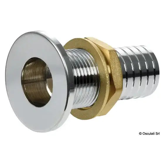Nautica 1742400 Osculati 17.424.00 SKU 17 424 00 EAN 8033137103117 Scarico filo ottone cromato 3/8" x 15 mm 1 PZ