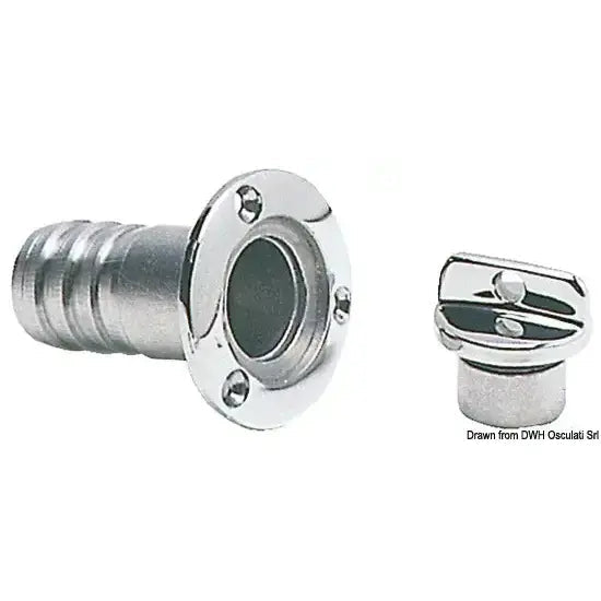 Nautica 1834710 Osculati 18.347.10 SKU 18 347 10 EAN 8033137106613 Tappo scarico inox 60 mm 1 PZ