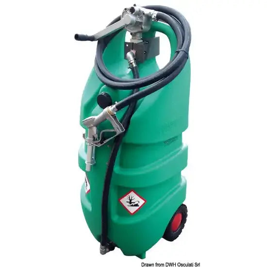 Nautica 1840510 Osculati 18.405.10 SKU 18 405 10 EAN 8033137106651 Serbatoio per benzina con ruote 110l omologato ADR 1 PZ