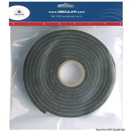 Nautica 1911520 Osculati 19.115.20 SKU 19 115 20 EAN 8033137044090 Nastro adesivo PVC oblò 10 x 20 mm 2 PZ