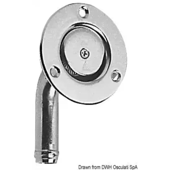 Nautica 2026760 Osculati 20.267.60 SKU 20 267 60 EAN 8033137109539 Sfiato inox a filo testa 66 mm 1 PZ