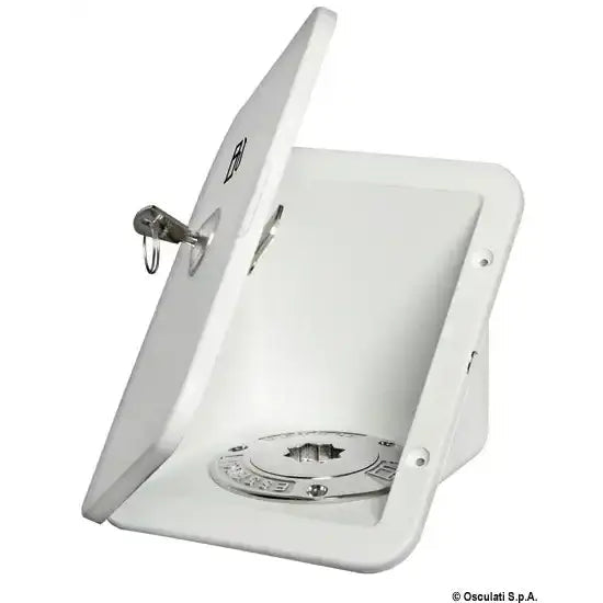 Nautica 2090002 Osculati 20.900.02 SKU 20 900 02 EAN 8033137035852 Vano ad incasso Fuel con serratura 1 PZ