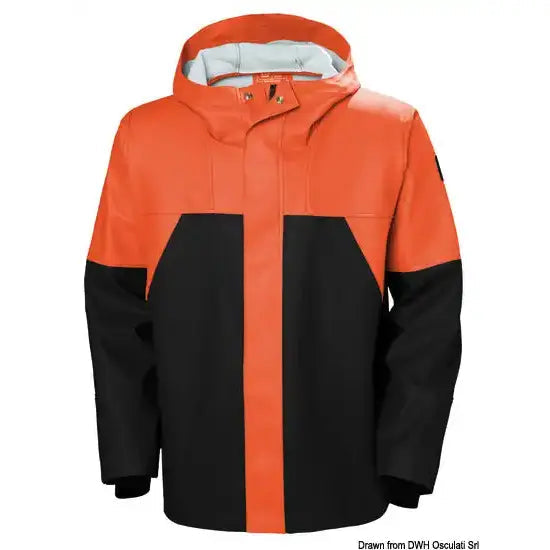 Nautica 2450013 Osculati 24.500.13 SKU 24 500 13 HH Storm Rain Jacket arancio/nero L 1 PZ