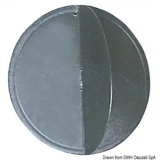 Nautica 3065000 Osculati 30.650.00 SKU 30 650 00 EAN 8033137009549 Pallone in policarbonato nero di segnalazione 1 PZ