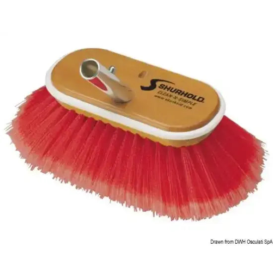 Nautica 3696500 Osculati 36.965.00 SKU 36 965 00 EAN 8033137124990 Spazzolone 6" fibre morbide e medie rosse 1 PZ
