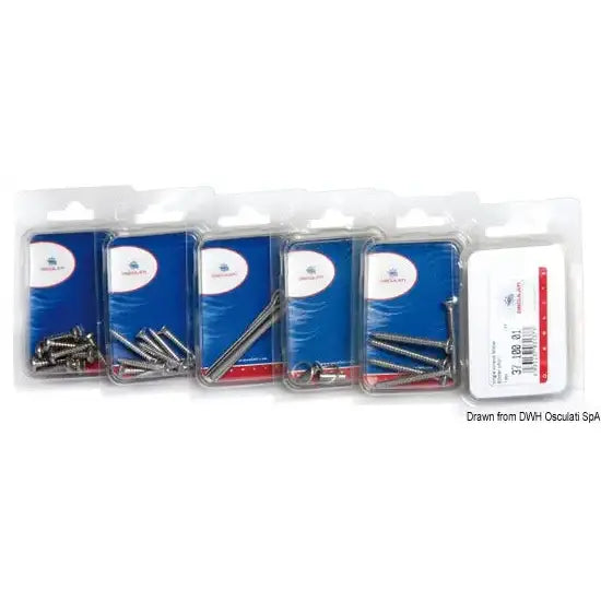 Nautica 3705416 Osculati 37.054.16 SKU 37 054 16 EAN 8033137041747 Viti fas.sv.cr. 6X040 AISI 316 (Blister 6 pz) 1 PZ