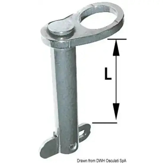 Nautica 3726940 Osculati 37.269.40 SKU 37 269 40 EAN 8033137125676 Spinotto inox 40 mm Ø 8 mm B 1 PZ