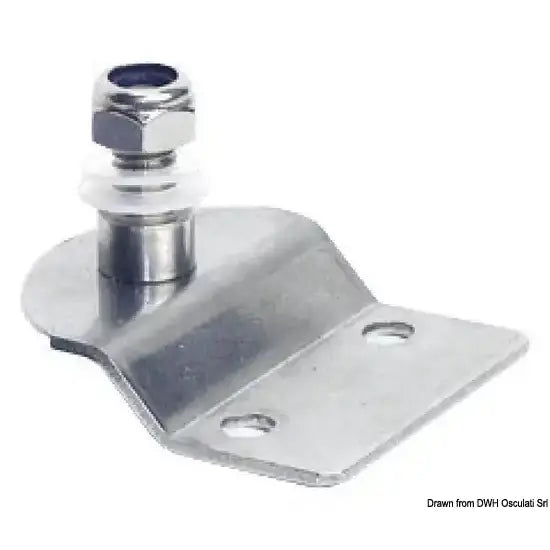 Nautica 3801310 Osculati 38.013.10 SKU 38 013 10 EAN 8033137126291 Piastrina inox sbalzo con perno 2 PZ