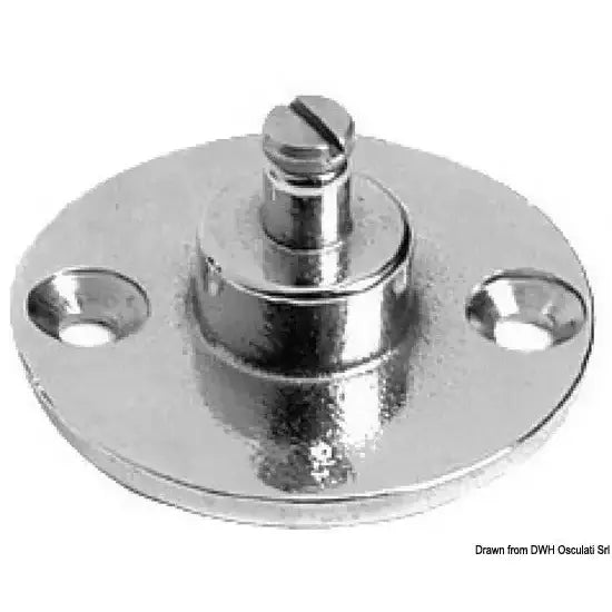 Nautica 3801356 Osculati 38.013.56 SKU 38 013 56 EAN 8033137126468 Basetta con perno Ø 6 mm 4 PZ