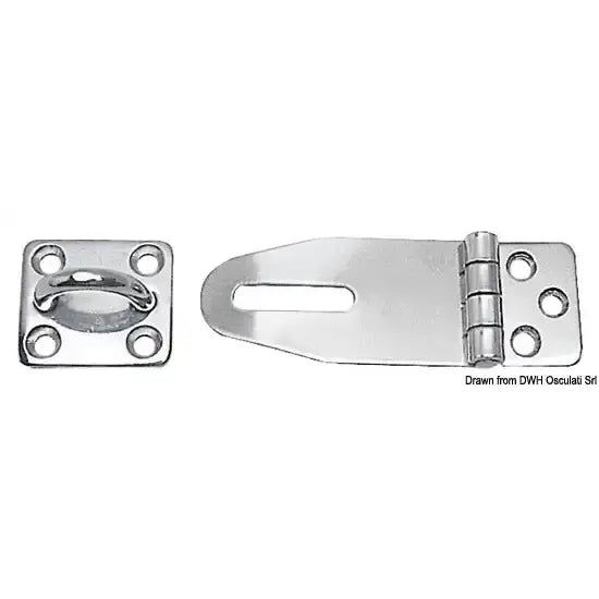 Nautica 3821125 Osculati 38.211.25 SKU 38 211 25 EAN 8033137004834 Ferma gavone inox ribalta 33x67 2 PZ